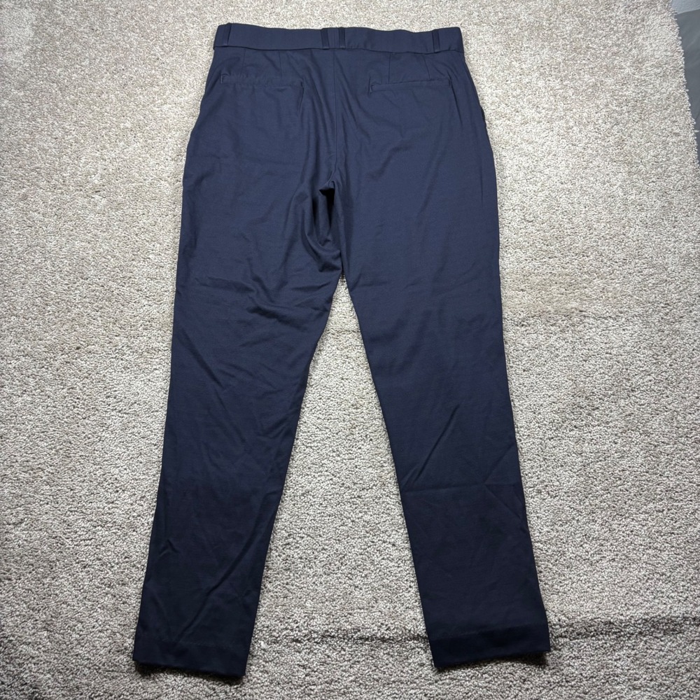 State and Liberty Mens Performance Stretch Chino Trousers Navy Blue Size 33